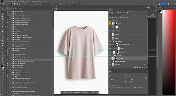 Retouching in photoshop